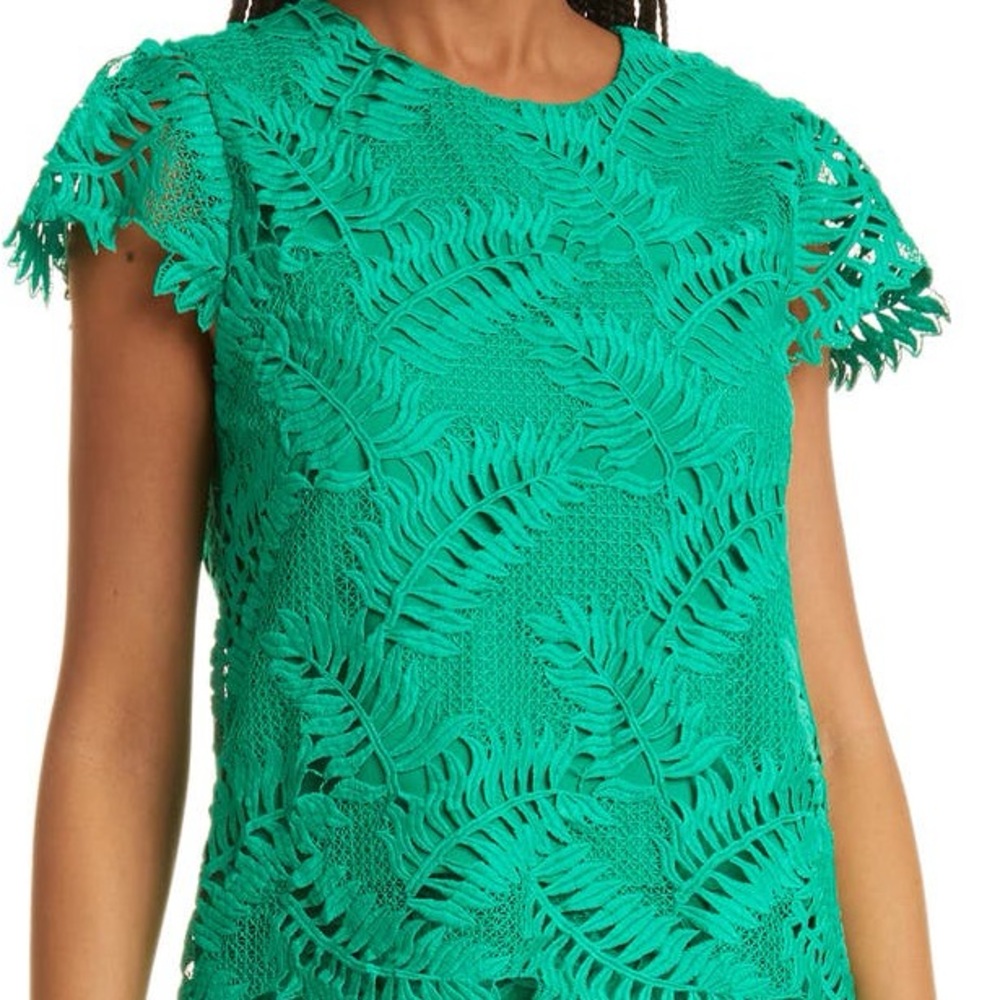NWT MILLY SMALL Palm Embroidered Lace Top/Skirt. $200 each or set for $275